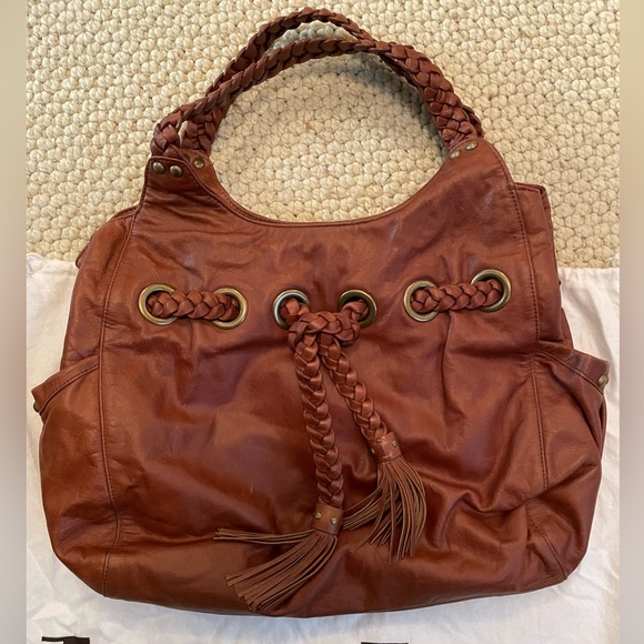 KOOBA Carla Brown Leather Hobo Bag. EUC!! - Picture 2 of 10